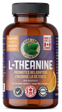 Load image into Gallery viewer, Bottle of Pure Lab Vitamins L-Theanine supplement on a white background