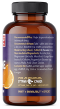 Load image into Gallery viewer, Vitamin supplement bottle with label on a black background