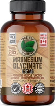 Load image into Gallery viewer, PURE LAB VITAMINS Magnesium Glycinate (120 veg caps)