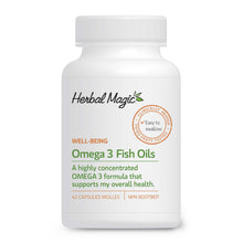 Load image into Gallery viewer, HERBAL MAGIC - Omega 3 Fish Oils