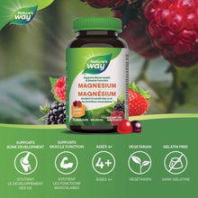Load image into Gallery viewer, NATURES WAY Magnesium Gummies (60 Gummies)
