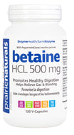 PRAIRIE NATURALS Betaine HCL (500 mg - 120 veg caps)
