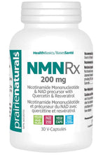 Load image into Gallery viewer, PRAIRIE NATURALS NMN Rx 200mg with Quercetin + Resveratrol (30 vcaps)
