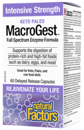 Natural Factors Keto Paleo Macrogest (60 DR Capusles)
