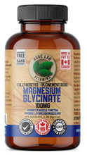 Load image into Gallery viewer, PURE LAB VITAMINS Magnesium Glycinate 100 mg Excipient Free
