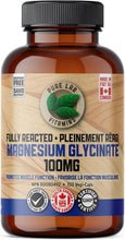 Load image into Gallery viewer, PURE LAB VITAMINS Magnesium Glycinate 100 mg Excipient Free
