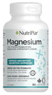 NUTRIPUR Magnesium Bisglycinate (fully chelated - 180 vcaps)