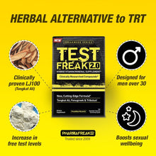Load image into Gallery viewer, PHARMAFREAK Test Freak 2.0 (180 Capsules)
