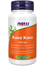 Load image into Gallery viewer, NOW Kava Kava Extract (250 mg - 60 vcaps)
