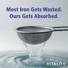 Load image into Gallery viewer, VITALITY Power Iron + Organic Spirulina
