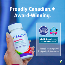 Load image into Gallery viewer, VITALITY Power Iron + Organic Spirulina
