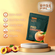 Load image into Gallery viewer, BASE PRO NUTRITION Pro Greens (Peach - 300 grams)
