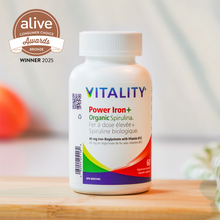 Load image into Gallery viewer, VITALITY Power Iron + Organic Spirulina
