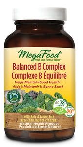MEGAFOOD Balanced B Complex (Bonus 72 tabs)