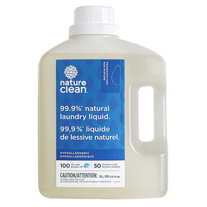 NATURE CLEAN Liquid Laundry Fragrance Free (18.9 Litres)