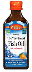 CARLSON Very Finest Fish Oil (Orange - 200 ml)