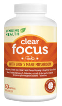 Load image into Gallery viewer, GENUINE HEALTH Clear Focus (60 caps)
