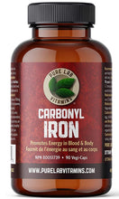 Load image into Gallery viewer, PURE LAB Carbonyl Iron (90 veg caps)
