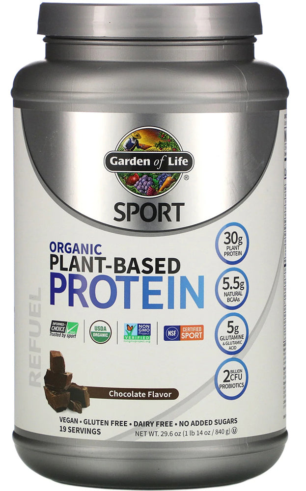 GARDEN OF LIFE Sport Organic Plant Base Protein (Chocolate - 806g gr)