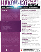 Load image into Gallery viewer, ATHLETIC ALLIANCE HAVOK-137 - Pre Workout (Strawberry Lemonade - 690 gr)
