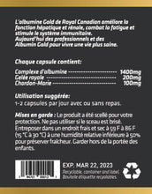 Load image into Gallery viewer, ROYAL CANADIAN Albumin Gold (400 caps)
