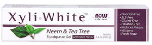 NOW Xyliwhite Neem & Tea Tree Toothpaste (Mint - 181 gr)