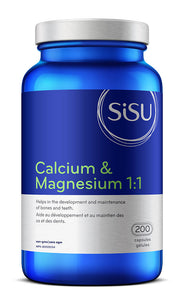 SISU Calcium & Magnesium 1: 1c(200 caps)