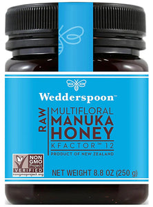 WEDDERSPOON 100% Raw Manuka Honey (Kfactor 12 - 250 Gr)