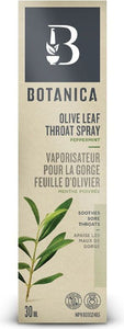 BOTANICA Olive Leaf Throat Spray (Pepeprmint - 30ml)
