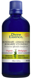 DIVINE ESSENCE Rosemary - Cineole Type (Organic - 100 ml)