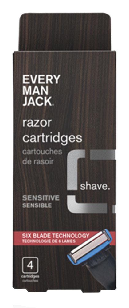 EVERY MAN JACK 4 pk Razor Cartridges | Sensitive