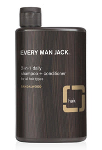EVERY MAN JACK 2-in-1 Shampoo & Conditioner (Sandalwood - 400 ml)